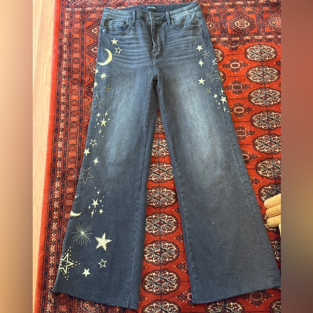 DRIFTWOOD Celestial Embellished Jeans size 28